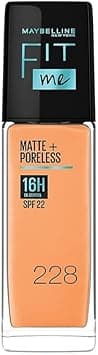 Maybelline New York New York Fit Me Matte & Poreless Foundation 16H Oil Control with SPF 22-228 on Amazon.ae - Price Tracker