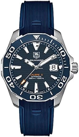 TAG Heuer orologio Aquaracer Calibre 5 automatico 41mm quadrante blù WAY211C.FT6155 - Best Deal Finder