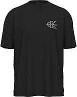 Calvin Klein Mens Ss 30s micro monolog Graphic Tees (pack of 1) - دليلك لأفضل العروض