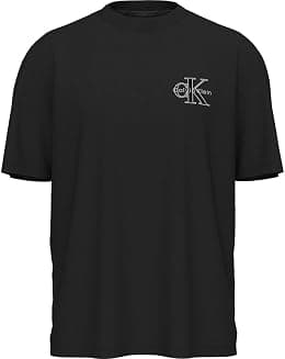 Calvin Klein Mens Ss 30s micro monolog Graphic Tees (pack of 1) - دليلك لأفضل العروض