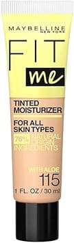 Maybelline Fit Me Tinted Moisturizer, Natural Coverage, Face Makeup, 115, 1 Count on Amazon.ae - Price Tracker
