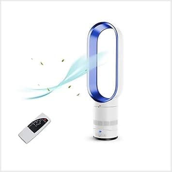 Bladeless Fan,Negative Ions Security Air Cooler Leafless Fan, Portable Super Quiet Air Multiplier Tower Fan,Remote Control Tower Fan for Home, Office, Bedroom Fan, Baby/Pink The New on Amazon.ae - Price Tracker