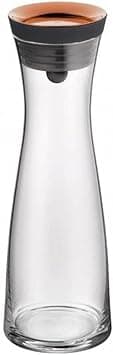 WMF Basic Glass Water Carafe, 1 Litre, Glass Carafe with Lid, Silicone Lid, CloseUp Closure, Copper on Amazon.ae - Price Tracker