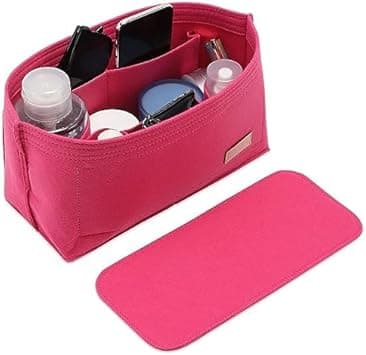 Joyzzz Purse Organizer Insert, Super Lightweight Felt Material Large Handbag Insert, Rose Bag Organizer Insert for Handbags and Tote (M, 26x13x15cm) on Amazon.ae - Price Tracker