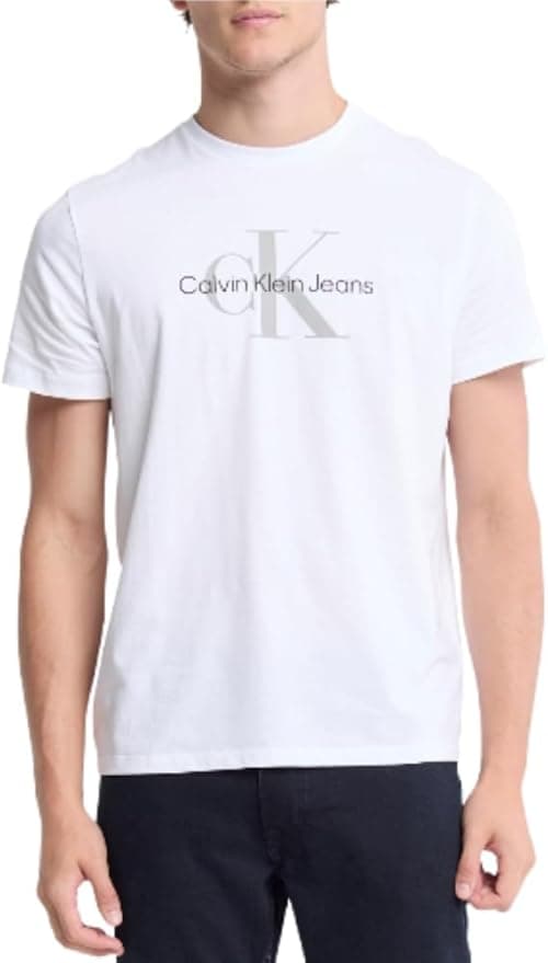 Calvin Klein mens Dusted Gradient Box Logo Crewneck T-shirt T-Shirt (pack of 1) on Amazon.ae - Price Tracker