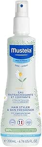 Mustela Baby Hair Styler & Skin Freshener - with Natural Avocado & Chamomile Water - Vegan & Hypoallergenic - 200ml on Amazon.ae - Price Tracker