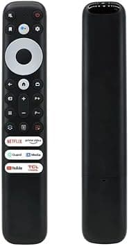 Biki Universal Remote Control Compatible with TCL Smart TV, Replacement TV Remote, Easy Setup, Responsive Buttons, Durable ABS Design, Black (Batteries Not Included) - متتبع أسعار Amazon.sa
