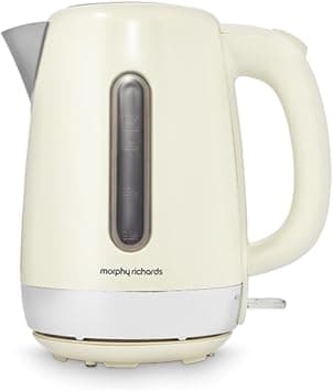 Morphy Richards 102784 Cream Equip Stainless Steel Jug Kettle, 3000 W, 1.7 Litre, Cream on Amazon.ae - Price Tracker