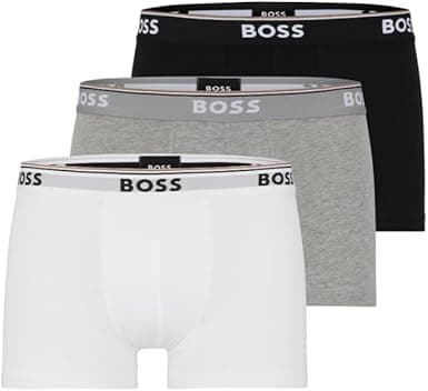 BOSS Men's Stretch Cotton 3 Pack Trunks on Amazon.ae - Price Tracker