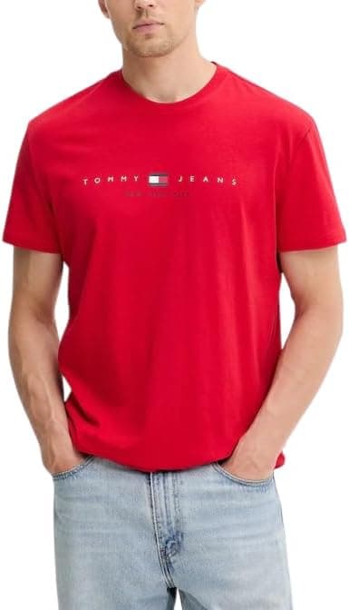 Tommy Jeans Mens Tjm Reg Flag Linear T-shirt (pack of 1) on Amazon.ae - Price Tracker