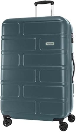 Bricklane Suitcase, Cabin Size, 4 Spinner Wheels, Hard Top, Polycarbonate, Lightweight|Scratch & Impact Resistance|TSA Lock|Inner Mesh Zippered Pocket - 3 Years International Warranty on Amazon.ae - Price Tracker