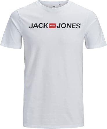 Jack & Jones mens Corp Logo Crew Neck Plus Size T-Shirt (pack of 1) on Amazon - Best Deal Finder