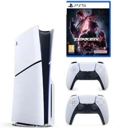 SIE Sony PlayStation 5 Slim Disc with Extra Dualsense White Controller + TEKKEN 8 - PS5 - International Version on Amazon.ae - Price Tracker