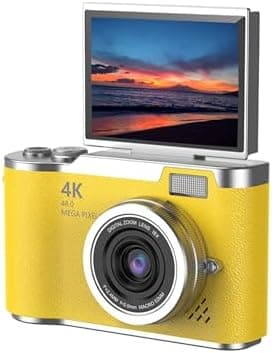 Digital Camera for Photography, 48MP 18X Digital Zoom Camera, with 2.4 Inch Flip Screen, Compact Travel Camera, for Beginner on Amazon.ae - Price Tracker