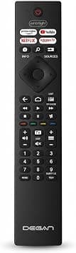 DEGAN Replacement Remote Control for Philips Smart TV – Universal Remote Compatible with Philips 4K, LED & QLED TVs with Netflix, Prime Video & YouTube Shortcut Buttons - Amazon.ae Price Tracker