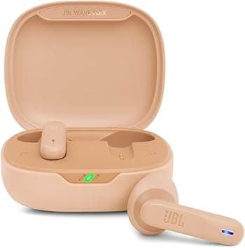 JBL Wave Flex True Wireless Earbuds, Deep Base Sound, Comfortable Fit, 32H Battery, Smart Ambient + Talkthru, Hands-Free Call, VoiceAware, Water and Dust Resistant - Beige, JBLWFLEXBEG - Amazon.ae Price Tracker