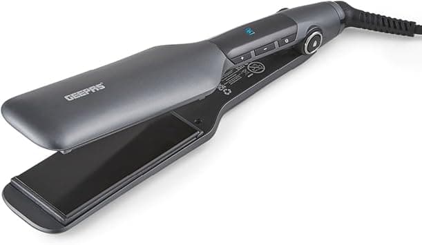 GEEPAS Hair Straightener | Thermo-Ceramic Floating Plates for Smooth Shiny Silky Hair | Digital LED Display Portable Adjustable 150–230°C Auto Shut-Off 360° Cord Lockable Handle | 2 Year Warranty on Amazon.ae - Price Tracker