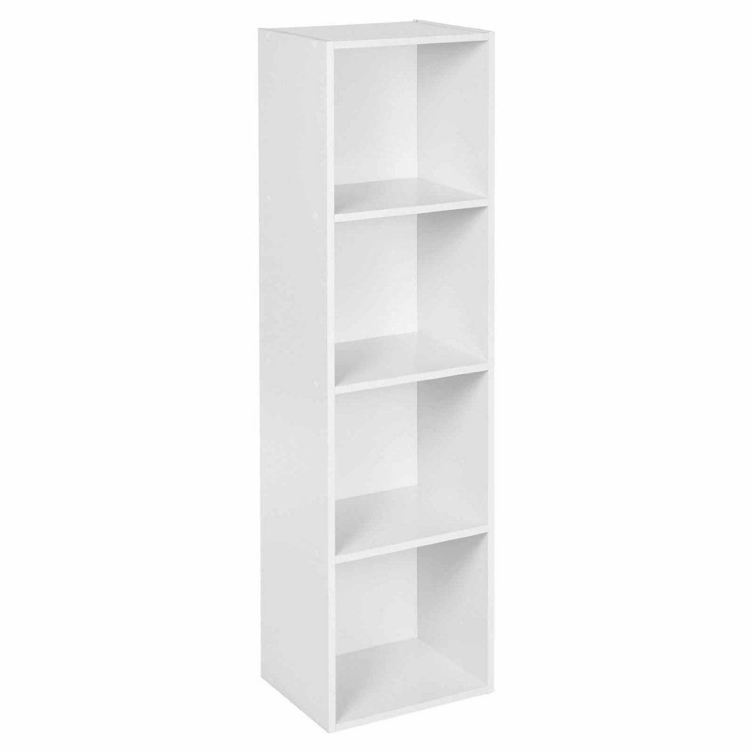 URBNLIVING Tier Wooden Bookcase Shelving Display Storage Shelf Unit Wood Shelves (White, 4 Shelf) on Amazon.ae - Price Tracker