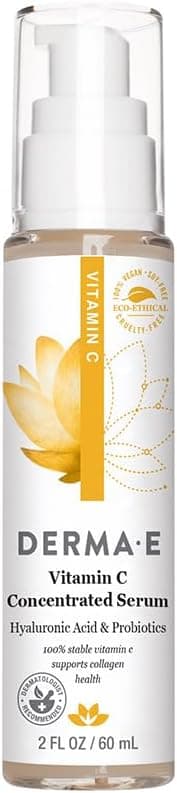 Derma E Vitamin C Concentrated Serum With Hyaluronic Acid, Antioxidant Protection, Boots Hydration, Anti-Aging Properties, 2Oz on Amazon.ae - Price Tracker