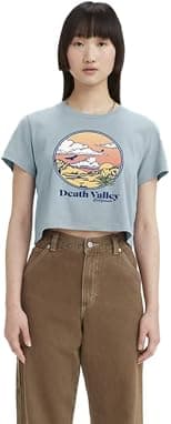 Levi's Womens Cropped Jordie T Cropped - Best Deal Finder