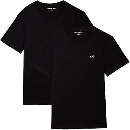 Calvin Klein Jeans Men's 2 Pack Monologo T-shirt S/S T-Shirts on Amazon.ae - Price Tracker