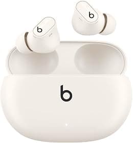 Beats Studio Buds + (2023) – True Wireless Noise Cancelling Earbuds, Enhanced Apple & Android Compatibility, Built-in Microphone, Sweat-Resistant Bluetooth Headphones, Spatial Audio – Ivory - Best Deal Finder