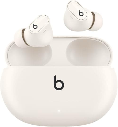 Beats Studio Buds + (2023) – True Wireless Noise Cancelling Earbuds, Enhanced Apple & Android Compatibility, Built-in Microphone, Sweat-Resistant Bluetooth Headphones, Spatial Audio – Ivory على Amazon.ae - متتبع الأسعار