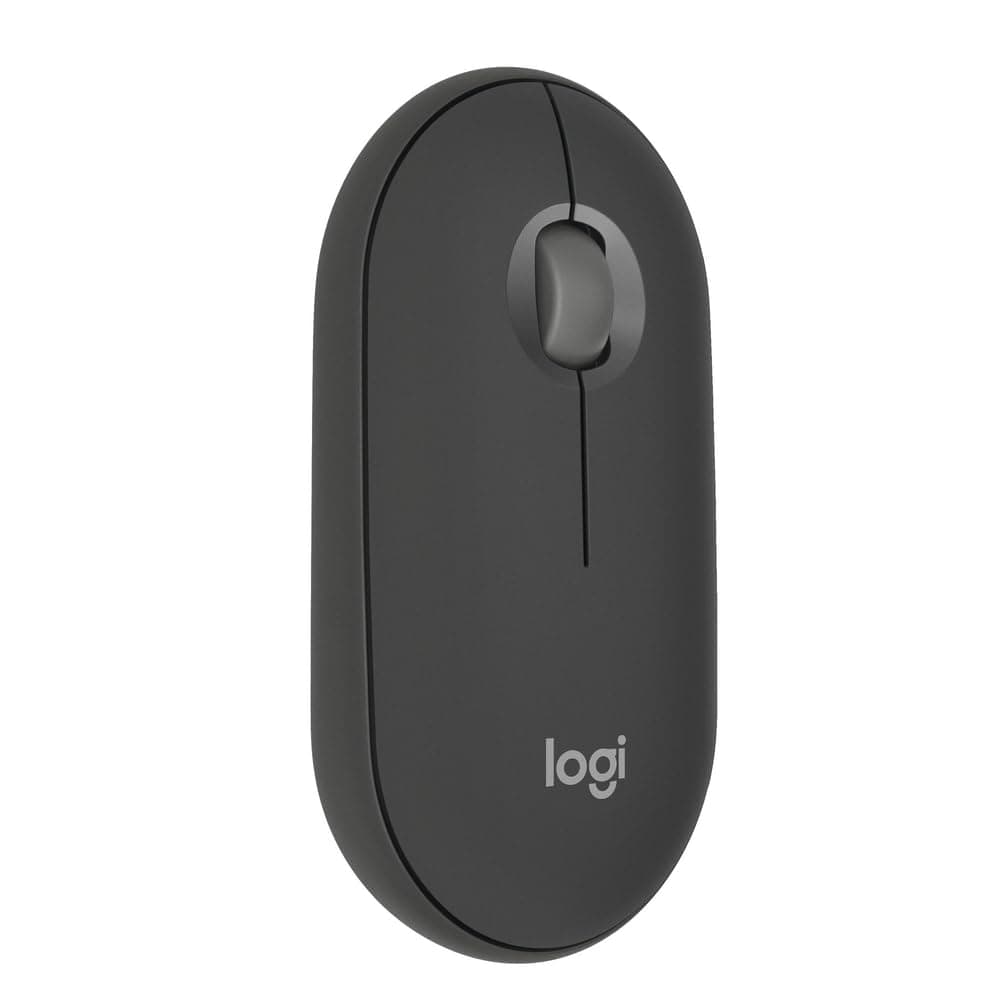 Logitech Pebble Mouse 2 M350s Slim Bluetooth Wireless Mouse, Portable, Customisable Button, Quiet Clicks, 4K DPI, 24-month battery, Easy-Switch for Windows, macOS, iPadOS, Android, Chrome OS -Graphite on Amazon.ae - Price Tracker