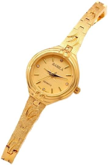 WATCHs - No fade 18k GOLD brass band Women Watches New Mini dial Luxury Diamond Ladies High-end Watches Gifts on Amazon.ae - Price Tracker