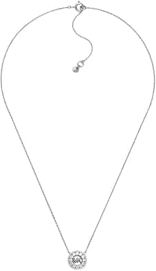 Michael Kors Premium Women's Silver-Tone Sterling Silver Necklace, MKC1826040 - Best Deal Finder