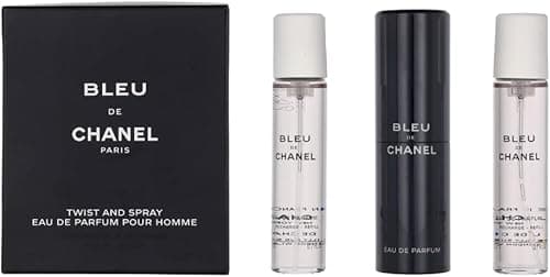 CHANEL Bleu De Chanel Perfume Refillable Travel Spray 3X20ml on Amazon.ae - Price Tracker