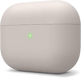 elago Liquid Hybrid Silicone Case Designed for Apple AirPods Pro Case - Triple Layer Structure : Perfect Shockproof Protection, LED Visible, Premium Silicone Cover (Stone Beige) - Best Deal Finder