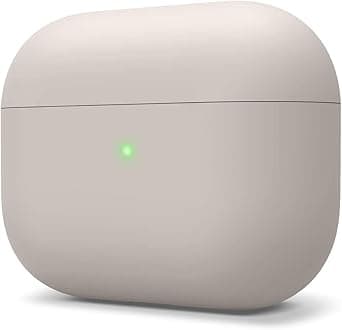 elago Liquid Hybrid Silicone Case Designed for Apple AirPods Pro Case - Triple Layer Structure : Perfect Shockproof Protection, LED Visible, Premium Silicone Cover (Stone Beige) on Amazon.ae - Price Tracker
