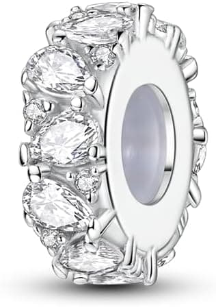 Glittering Waterdrop Zircon Plug Lock Charm, Charm for Bracelet, Compatible with Pandora Bracelet Neckalce on Amazon.ae - Price Tracker