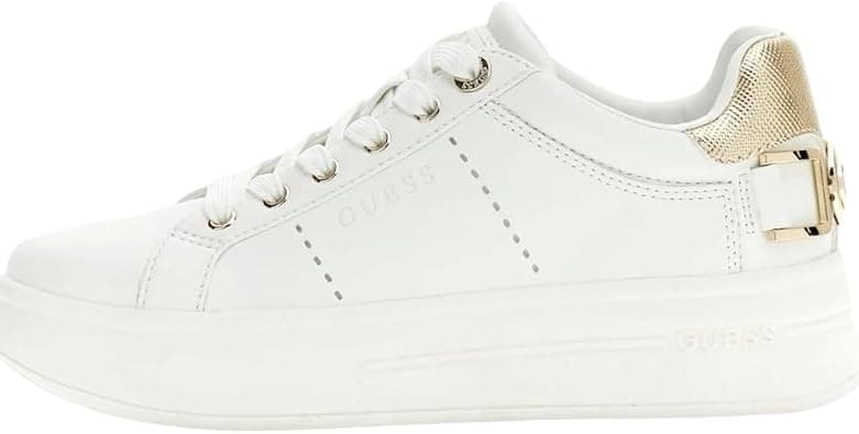 Guess Wesli Logo Sneakers Shoes FLPWESELE12 Women Shoes FLPWES ELE12 WHIGO on Amazon.ae - Price Tracker