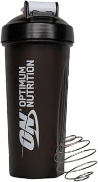 Optimum Nutrition ON Shaker with Stainless Steel Mixing Ball, BPA- and DEHP-free, Dishwasher Safe, Black, 600 ml - Amazon.ae Price Tracker