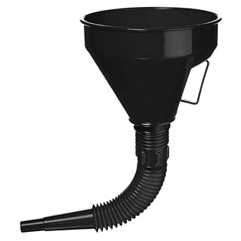 Automotive Wide Mouth Oil Funnel with Flexible Hose and Mesh Screen Filter, Durable Plastic Funnel for Engine Oil, Fuel, Gas & Transmission Fluid, Cars, Motorcycles & Trucks على Amazon.ae - متتبع الأسعار