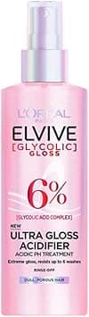 L'Oréal Paris Elvive Glycolic Gloss Leave-in Treatment for Dry and Frizzy Hair, Spray with Glycolic Acid for a Shine Boost,150 ml on Amazon.ae - Price Tracker