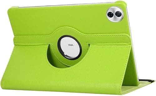 Gruattreay Case Compatible with Honor Pad 10 12.1 Inch (2025) HEY3-W00/HEY3-W10, PU Leather Cover Sleep Wake Function 360 Rotating Stand Protective Shell (Green) على Amazon.ae - متتبع الأسعار