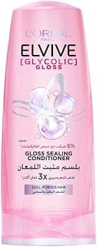 L’Oreal Paris Elvive Glycolic Gloss Conditioner, 5% Gloss Complex with [Glycolic Acid], 360 ml - Amazon.ae Price Tracker