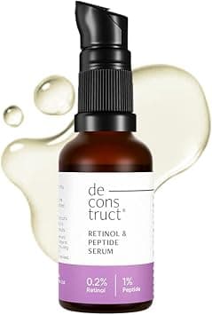 Deconstruct 0.2% Retinol + 1% Peptide Serum | Night Face Serum for Anti Aging | Reduce Fine Lines & Wrinkles | 30 ml على Amazon.ae - متتبع الأسعار