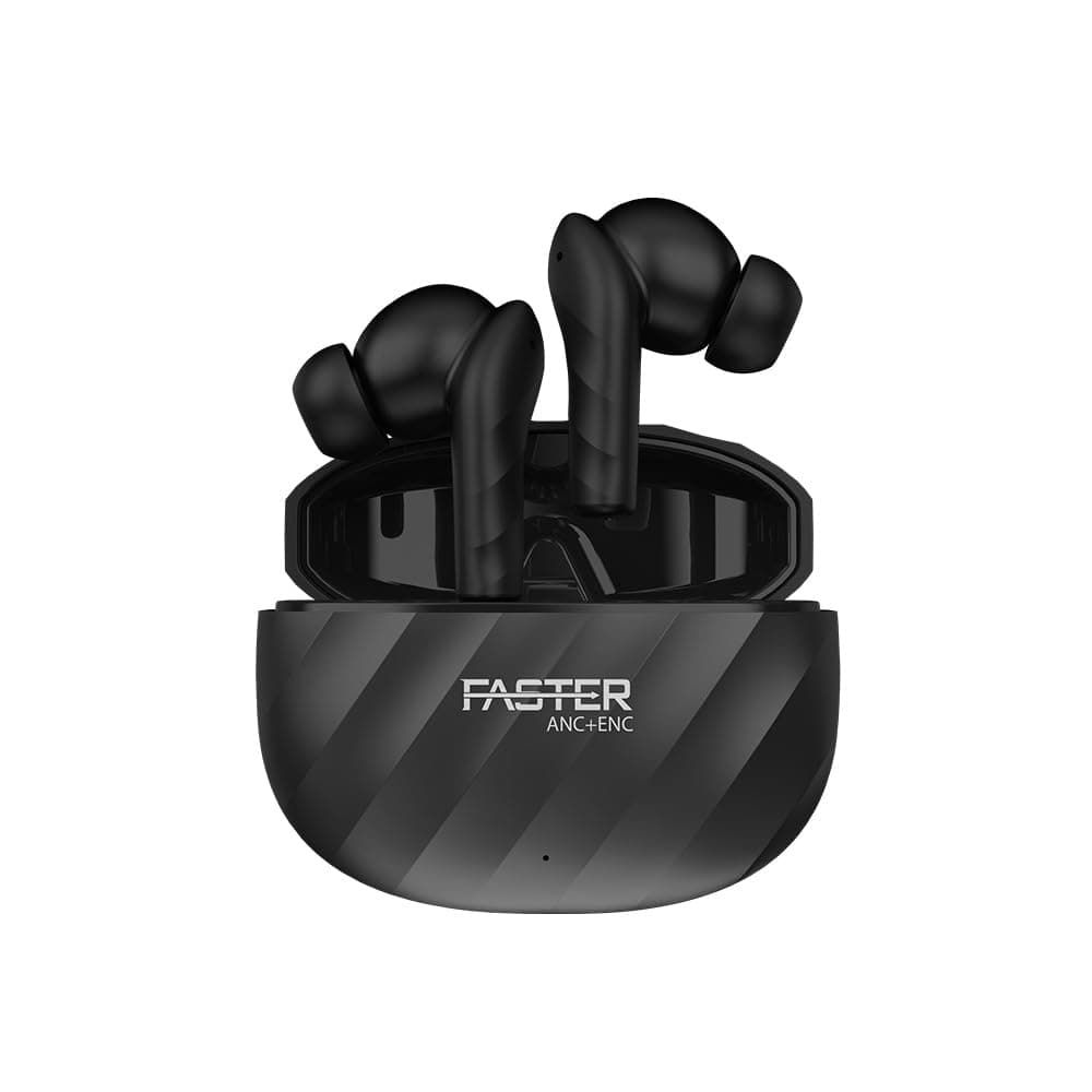 Faster Raptor Bluetooth Earbuds- InEar Wireless ANC, ENC Noise Cancellation Bluetooth Earphones- Wireless Earbuds 5.3 Bluetooth Headphones 30 Hrs Playtime, 10mm Drivers ANC Ear Buds IPX4 (Black) on Amazon.ae - Price Tracker