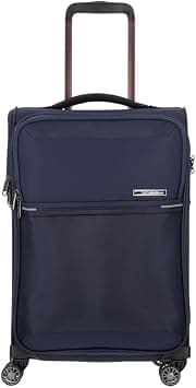 Samsonite 73H Suitcase Cabin Size 55 cm / 20 inch, 4 Spinner Wheels, 100% Nylon, Navy|Soft Top|Front Pocket Compartment|TSA Combination Lock - 10 Years International Warranty on Amazon.ae - Price Tracker