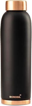 BOROSIL Colour Copper bottle 1 Litre, Black 100% Pure Copper, BPA Free & Leakproof with Anti-Oxidant Properties of Copper, for Home, School & Office - Amazon.ae Price Tracker