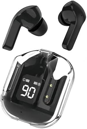 Wireless Earbuds with LED Display Case, Digital Battery Indicator, Black on Amazon.ae - Price Tracker
