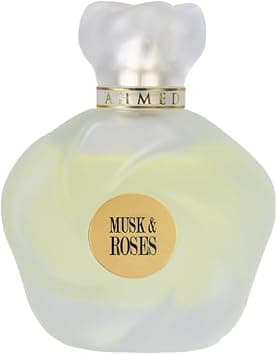 Ahmed Al Maghribi Musk & Roses 75ML | eau de parfum women | Long lasting | Roses | Musk | Perfume for women | Floral | Rasberry | Perfumes على Amazon.ae - متتبع الأسعار