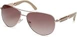 GUESS Women's Metal Sunglasses Pilot - Best Deal Finder