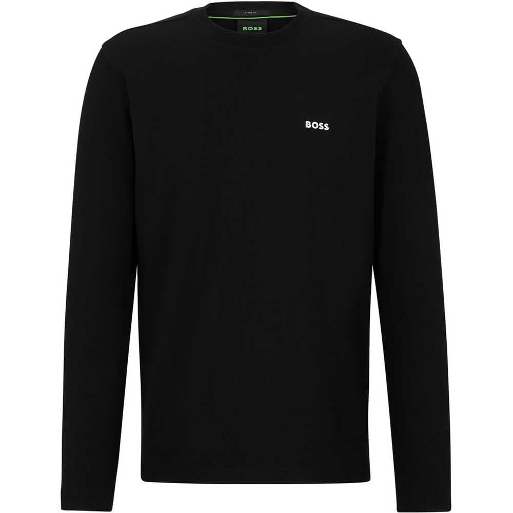 BOSS Men's Long Sleeve Stretch Cotton T-Shirt with Contrast Logo on Amazon.ae - Price Tracker