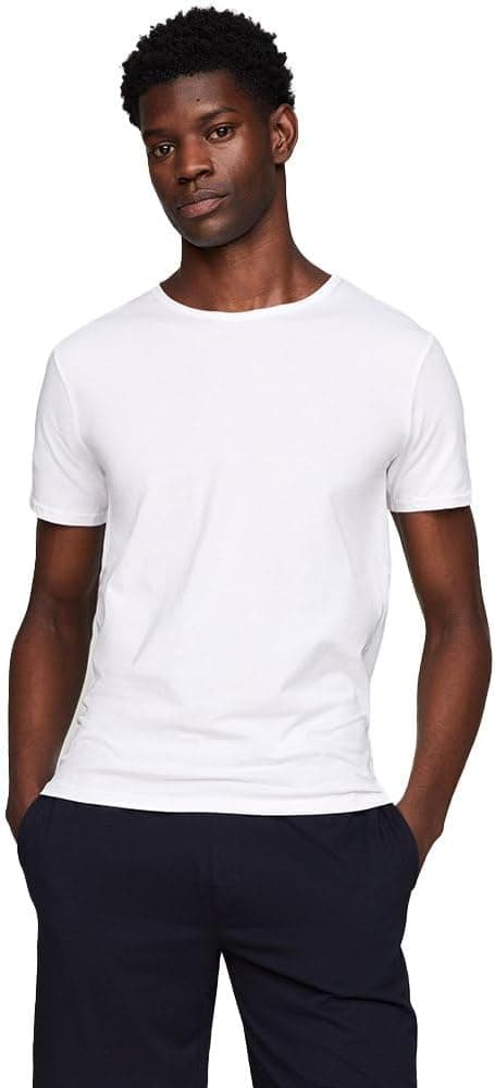 Tommy Hilfiger mens Stretch Cn Tee Ss 3Pack Underwear Tops on Amazon.ae - Price Tracker