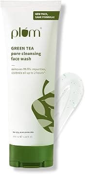 Plum Green Tea Pore Cleansing Face Wash For Oily and Acne Skin Clean Dirt Pollution For Clear Skin 100% Vegan, 100 ml - Best Deal Finder